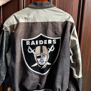 Vintage JH Design Raiders Varsity Jacket